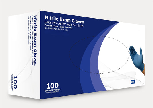 Blue Nitrile Exam 6 Mil Gloves - Medical grade, puncture-resistant, latex-free gloves perfect for healthcare, laboratory, and industrial applications.