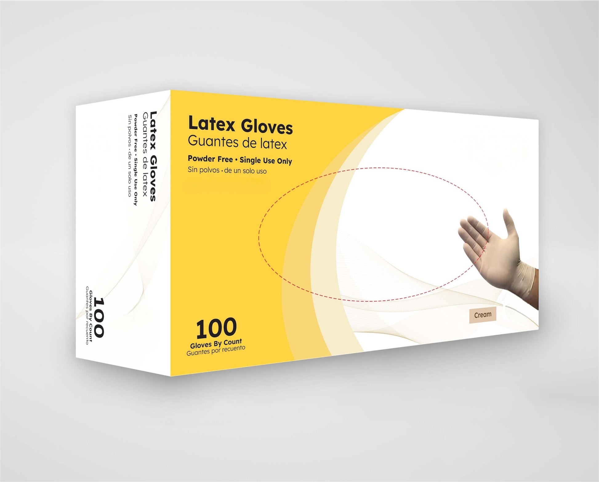 Latex 5 Mil Powder-Free Gloves - Ideal for Medical, Industrial, and Everyday Use