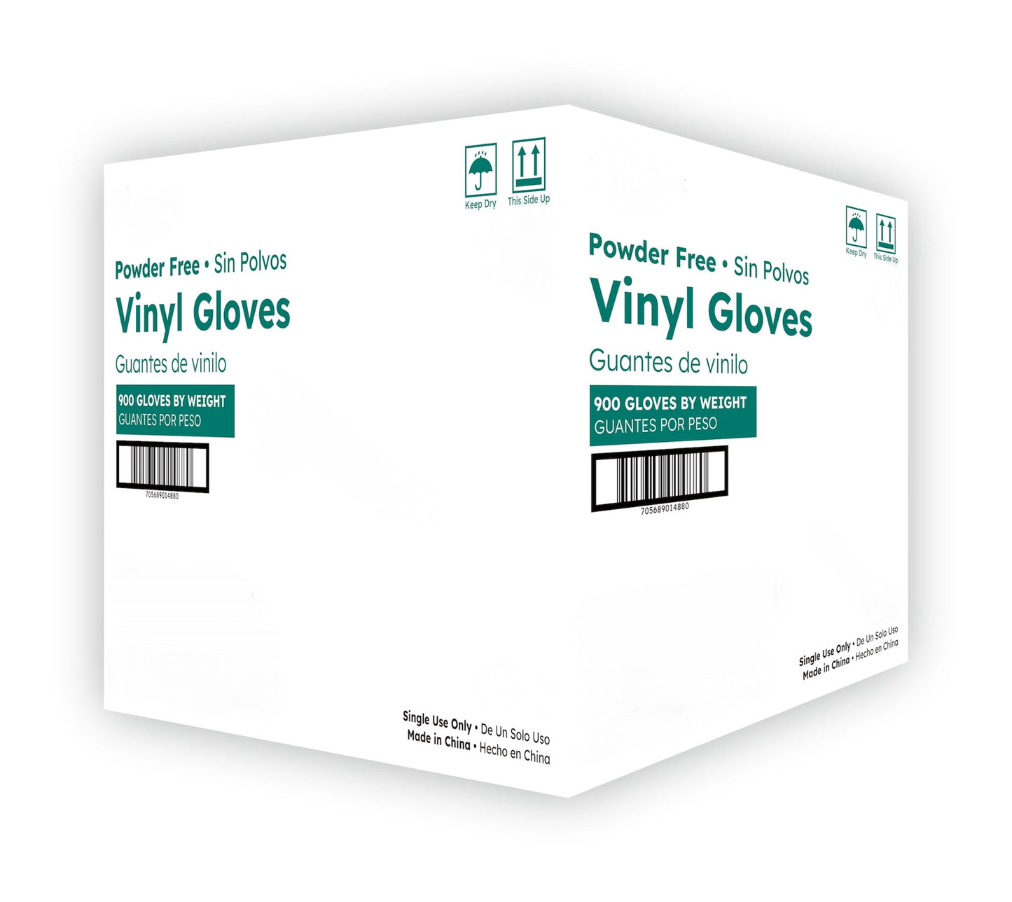 Case of 1000 Blue Vinyl Powder-Free 3 Mil Gloves - Disposable, Non-Latex, Durable, and Ideal for Medical, Food Handling, and Cleaning